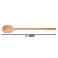 Łyżka kuchenna – owalna – drewno – długość: 350 mm