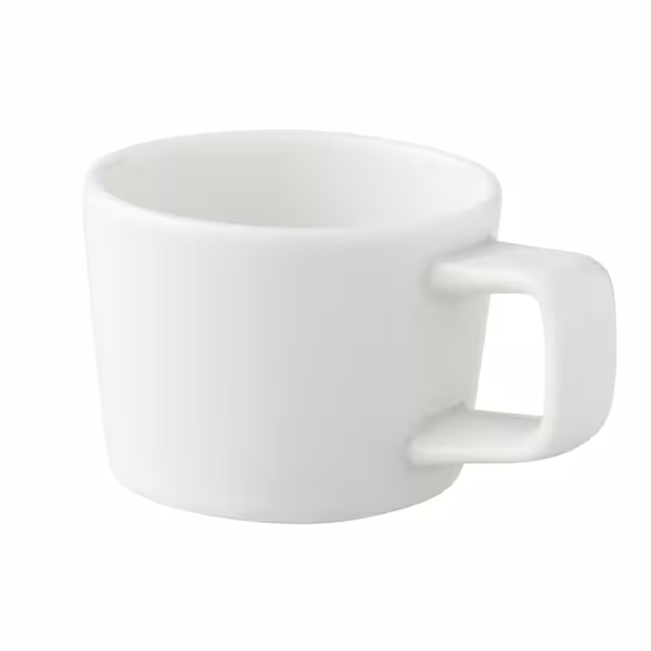 (12 adet) WHITE DELIGHT - Espresso Fincanı White Delight - 70ml - Beyaz