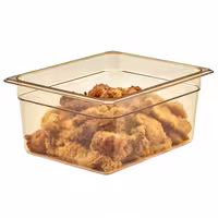 (6 szt.) CAMBRO | Pojemnik GN 1/2 H-PAN™ – wysokość: 150 mm – odporny na wysoką temperaturę – bursztynowy