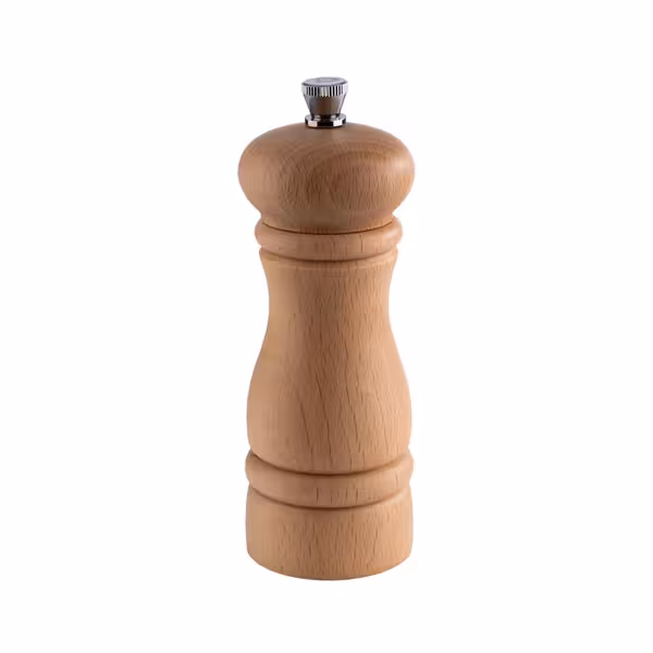 (6 tk) Soolaveskid - ETERNAL - Buchenholzest ja roostevabast terasest - Kõrgus: 16 cm - beež