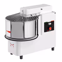 Spiralna miješalica za tijesto - 53 l / 44 kg - 1 brzina - podizna glava i uklonjiva posuda - s mehaničkim timerom - 400 V
