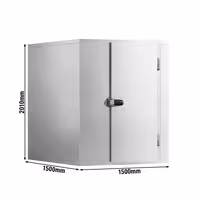 Paslanmaz Çelik Panel Tip Soğuk Oda 0/+8 °C - 1500x1500mm - 3,50m³