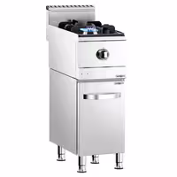Ipari gáztűzhely - 600-as - összteljesítmény: 6,58 kW - 1 égős