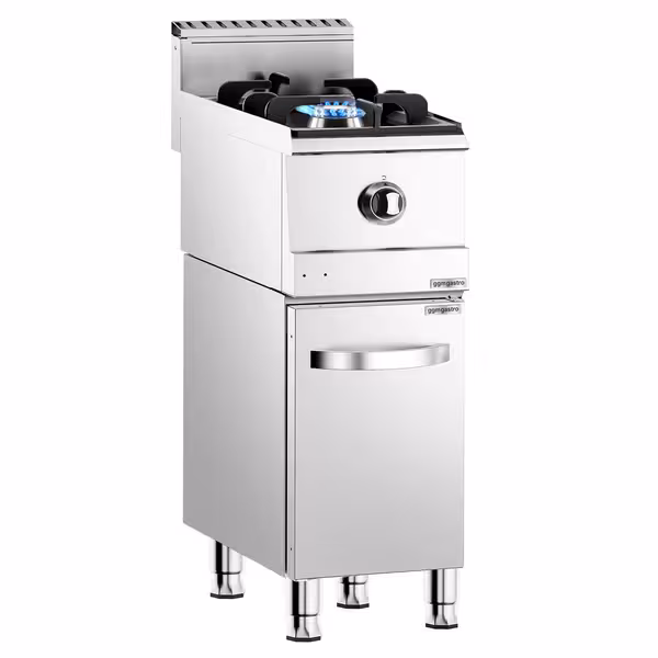 Ipari gáztűzhely - 600-as - összteljesítmény: 6,58 kW - 1 égős