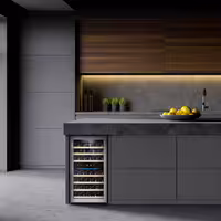 Commercial Wine Fridge - Stainless Steel - Dual Zone - 120L - max. 45 bottles