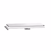 Donja polica - inox - 1400x663x87 mm - kompatibilno sa serijom Radni stol ATK147 i ATK147A