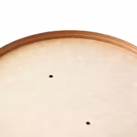 (300 pcs) Food Lidding Tray Paperboard - 185mm - Round - Brown