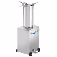 Hidraulična punilica za kobasice - 25 l - 560 W - inox - uključuje 4 nastavaka za punjenje