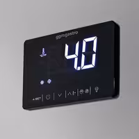 Aukstuma galds PREMIUM PLUS - 1618x800 mm - 400 l - ar caurstaigāšanu - ar 4 durvīm - ventilējama dzesēšana - R290