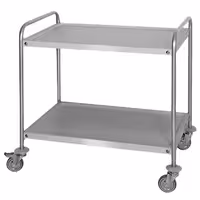 Kolica za posluživanje - 1000x600 mm - s 2 polica - 40 kg po polici