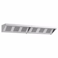 Profesionalna zidna napa - 3800 mm - labirintni filter i rasvjeta