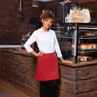 KARLOWSKY| Basic Waist/Bistro Apron – 700x555 mm - Raspberry - Polyester
