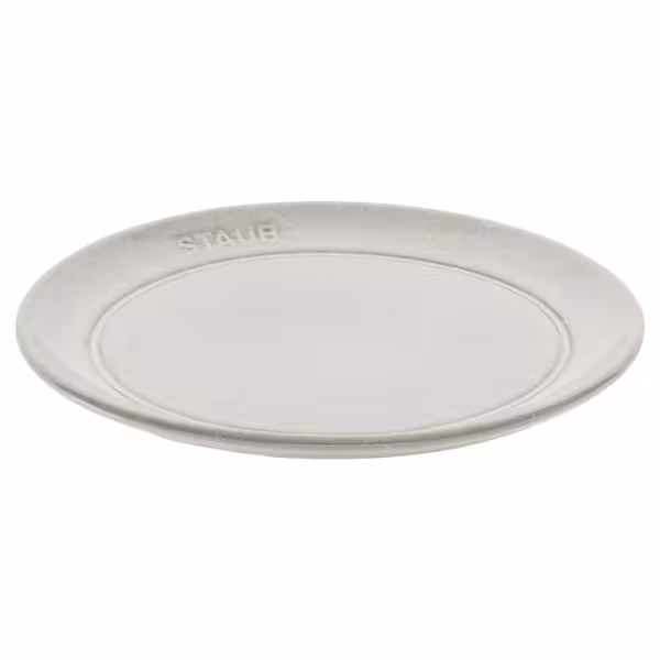 STAUB | DINING LINE - Tabak - düz - Ø 150mm - Seramik - Beyaz trüf mantarı