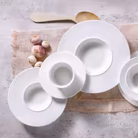 (6 adet) Tatlı / Salata Kasesi - Porselen - White Delight - 230ml - yuvarlak - Ø100mm - Beyaz