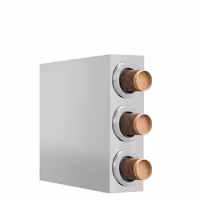Cup Dispenser - Stainless Steel - with 3 dispensers
