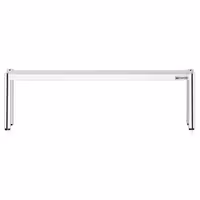 Rozsdamentes acél polc felépítmény - 1 szintes - 1600x370 mm - magasságában állítható