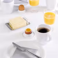 (6 adet) Yumurtalık EGGY - 4'lü Set - Melamin - Ø85mm - Beyaz