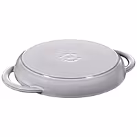 STAUB | Pure Grill Round Cast Iron Grill Pan – Ø23 cm - Graphite Grey
