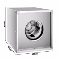 Airbox Pro s energetski učinkovitim EC motorom – 10.000 m³ na sat – 230 volti