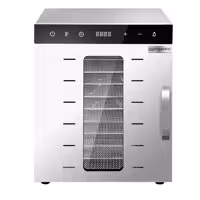 Toidukuivati - 10 restiga - roostevabast terasest - 800 W