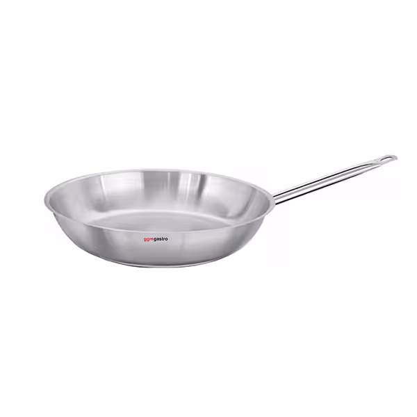 Braadpan - RVS - 5 liter - Ø 320mm - hoogte: 70mm - geschikt voor alle warmtebronnen (incl. inductie)