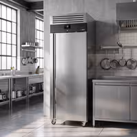 Szafa mroźnicza PREMIUM – stal nierdzewna – GN 2/1 – 650 L – z 1 drzwiami