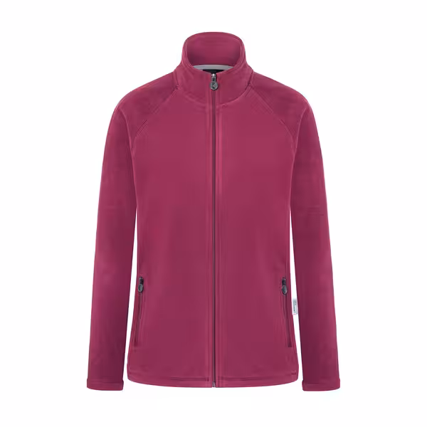 KARLOWSKY | Women's Workwear Fleece Jacket Warm‑Up – Fuchsia - 3XL - Recycled Polyester