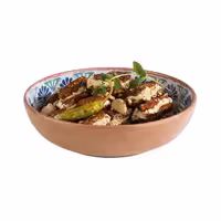(6 adet) Kase - ARABESQUE - Melamin - 1,1L - Terrakotta/Mavi