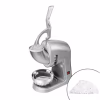 Commercial Ice Crusher - 5kg/min - 350W - Stainless Steel