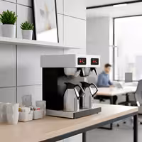 Commercial Twin Filter Coffee Machine - 2x 2.0L - 3.8 kW - with Manual Fill - incl. 2 Vacuum Jugs