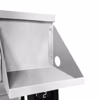 Stół chłodniczy barowy do koktajli i napojów – 1600 mm – 235 L – z 3 drzwiami i gniazdem 230 V
