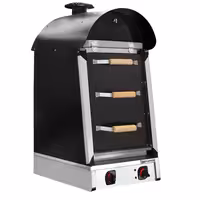 Commercial Electric Jacket Potato Oven - Manual Controls - 4.5kW - 230V - 530x1210x740mm - stainless steel - with 3 drawers
