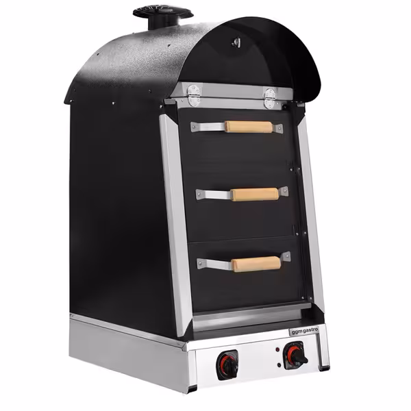 Elektriskā Kartupeļu krāsns - manuāla vadība - 4,5 kW - 230 V - 530x740x1210 mm - Nerūsējošais tērauds - ar 3 atvilktnēm