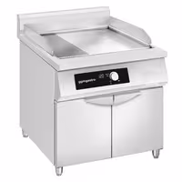 Induktions-Bratplatte - 10 kW - Glatt & Gerillt