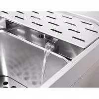 Plinsko kuhalo za tjesteninu - 40 + 40 litara - 24 kW - s ispusnom slavinom - AISI 316