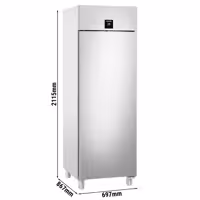LIEBHERR | Szafa mroźnicza PERFECTION – stal nierdzewna – GN 2/1 – 597 L – od -26 do -9 °C – z wnętrzem ze stali nierdzewnej – z 1 drzwiami i Wi-Fi