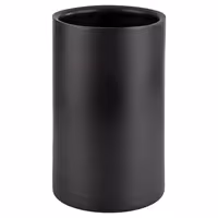 Posuda za hlađenje boce - LEVANTE - Inox - vanjski Ø 120 mm - Visina: 200 mm - Crna - s dvostrukim stijenkama