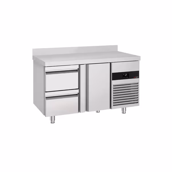Külmlett PREMIUM - 1400x700 mm - 281 l - ventileeritud jahutus - koos 1 uksega - tagaservaga tööpind