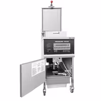 Električni visokotlačni friteza za duboko prženje s filtracijskim sustavom – 24 litre – 13,5 kW – digitalni