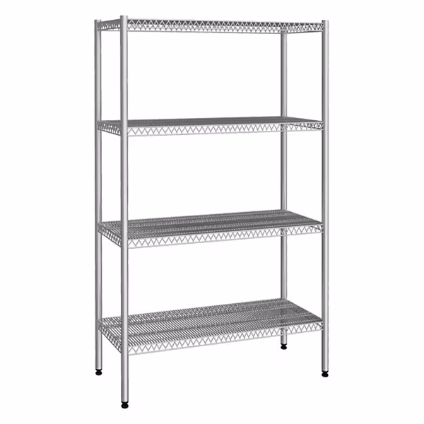 رفوف ستانلس ستيل - 1070x360mm - عمق: 360 mm - 4 رفوف - الحمولة: 240 kg
