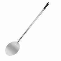 Lopata za okretanje pizze - anodizirani aluminij - ekstra lagana - Ø 23 cm; Duljina: 170 cm - drška aluminijska