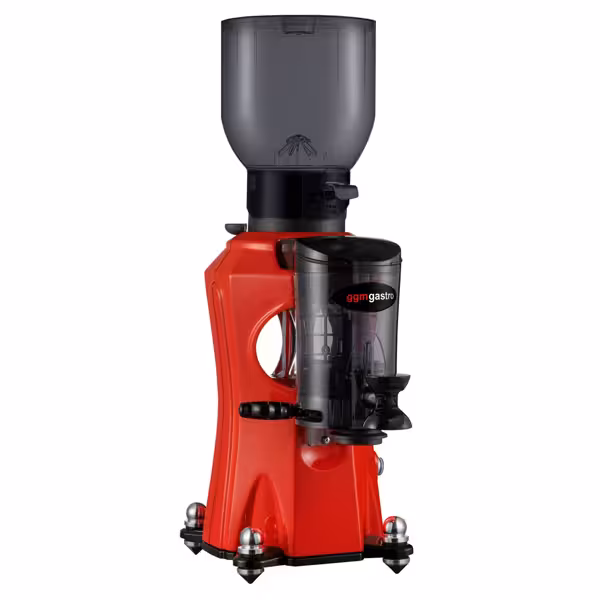 Kahve Değirmeni - 2kg - 45dB - Dozaj Hazneli - Kırmızı
