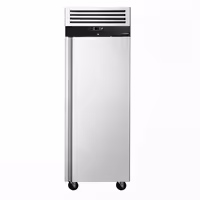 Ceptuvju ledusskapis no nerūsējošā tērauda PREMIUM - EN 600x800 mm - 740 mm - 612 l - +2/+8 °C - ar 1 durvis - Ventilējama dzesēšana, automātiska atkausēšana, iekšējais apgaismojums, R290, klimata klase 4 - melna fronte
