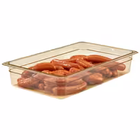(6 komada) CAMBRO | H-PAN™ - GN-Posuda 1/1 otporna na toplinu - Boja jantara - Visina: 100 mm