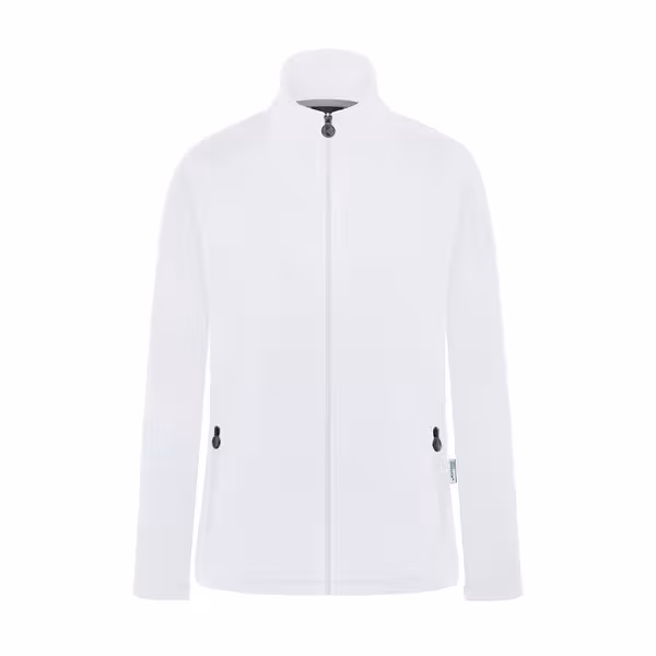 KARLOWSKY | Women's Workwear Fleece Jacket Warm‑Up – White - XXL - Recycled Polyester