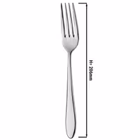 (12 pcs) Table fork - Leandro - 18/10 stainless steel - 206mm