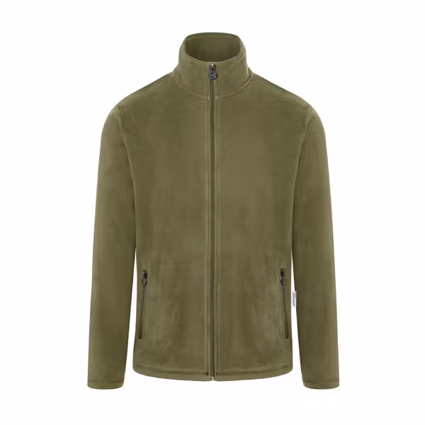 KARLOWSKY | Workwear Men's Fleece Jacket ECO – Moss Green – Size M