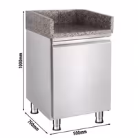 Till Counter POG147ND - 500mm - Stainless steel body