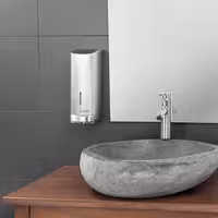 AIR-WOLF | Dozator sapuna & dezinfekcijskog sredstva sa pritisnim gumbom - 1200 ml - Plemeniti čelik