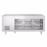 Rashladni pult - 1865x700 mm - 474 l - Ventilirano hlađenje - s ostakljenom frontom - straga 3 vrata